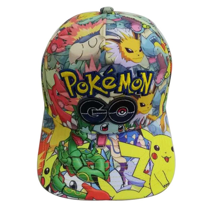 Nón lưỡi trai hình Pokemon dễ thương