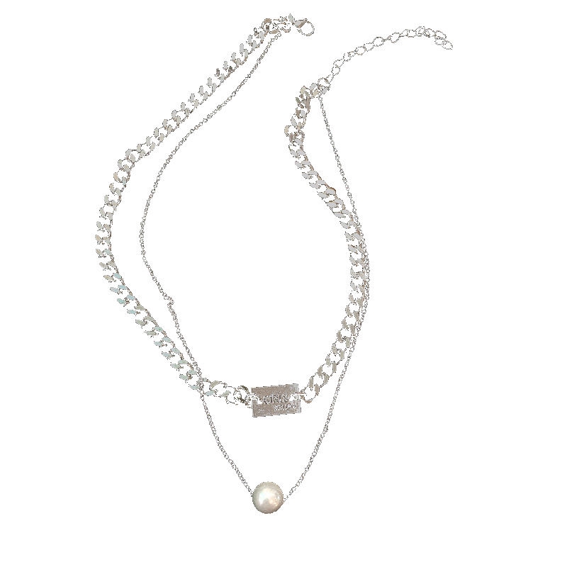 Dây chuyền đính hạt ngọc trai phong cách retro thời trang