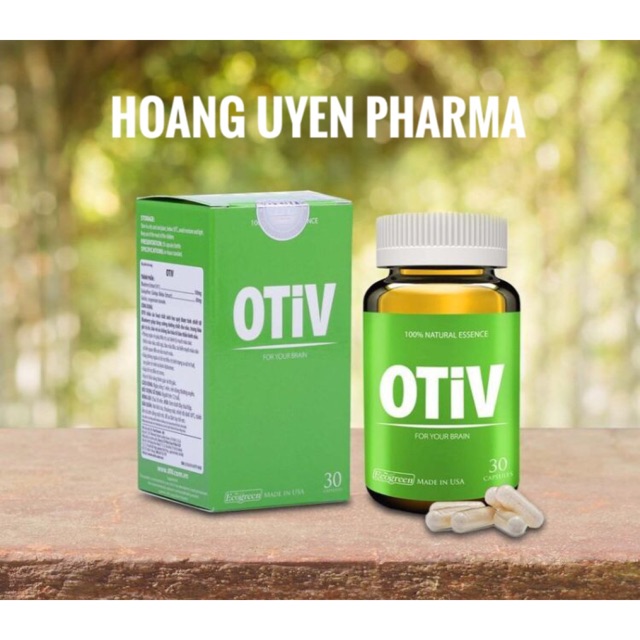 [Tích điểm chính hãng] Otiv - Hộp 30 viên - Cải thiện đau đầu, mất ngủ