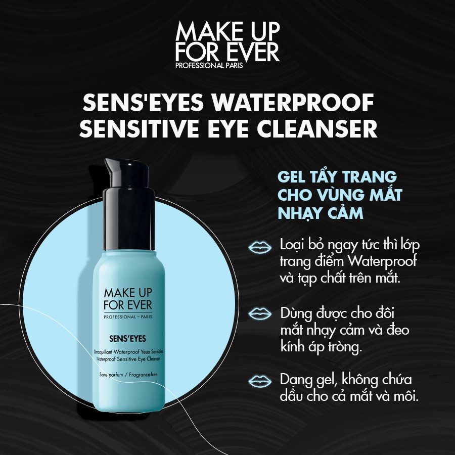 [Mã COSMUFET3 -8% đơn 250K] Make Up For Ever - Tẩy trang Gel dành cho vùng mắt nhạy cảm Sen's Eyes 30ml