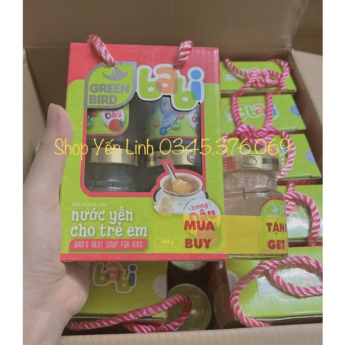 👉4️⃣hũ tặng 1️⃣ hũ 💥 Nước yến trẻ em Green Babi 💥