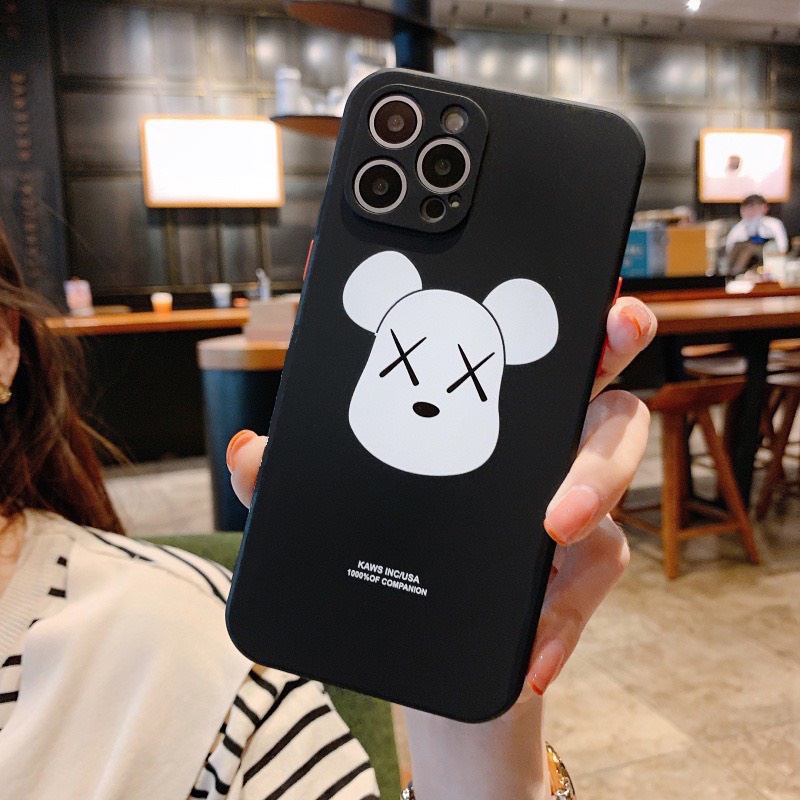 Ốp lưng hình chuột micky dễ thương cạnh vuông giả lp12 5/5s/6/6plus/6s/7/7plus/8/8plus/x/xr/xs/11/12/pro/max