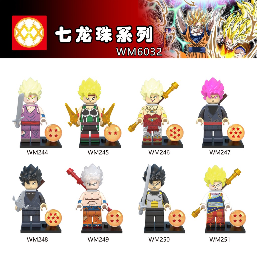 Bộ Đồ Chơi Lắp Ghép Lego Nhân Vật Son Goku Dragon Ball WM6032 WM247
