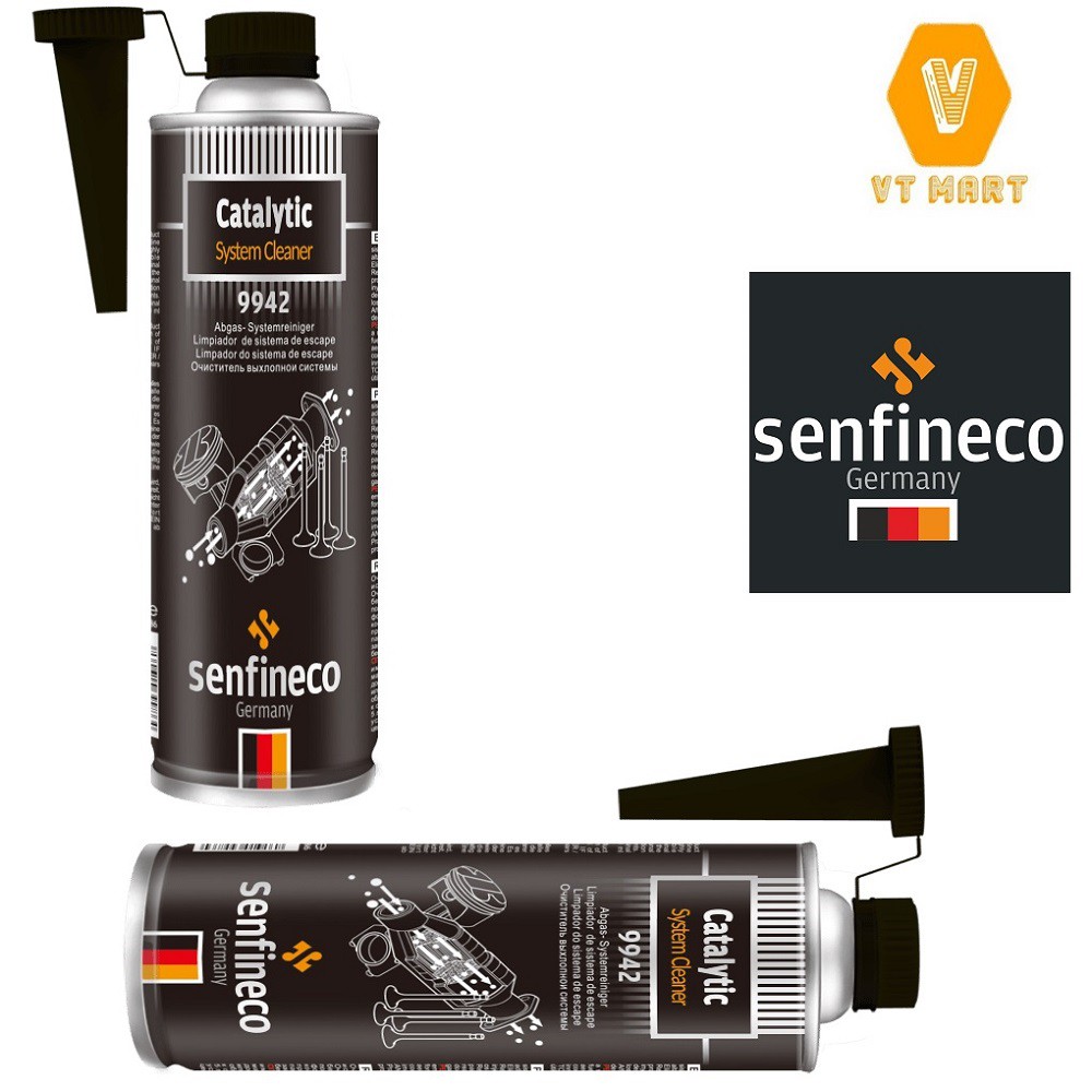 Chai Vệ Sinh Hệ Thống Khí Thải Senfineco 9942 – 300ML Catalytic System Cleaner Làm Sạch Hệ Thống Xúc Tác Catalytic.