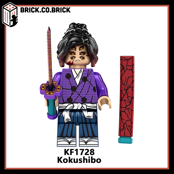 Demon Slayer Kimetsu no Yaiba Thanh Gươm Diệt Quỷ Đồ chơi Lắp ráp Muzan Kokushibo Douma Yoriichi Daki KF6163