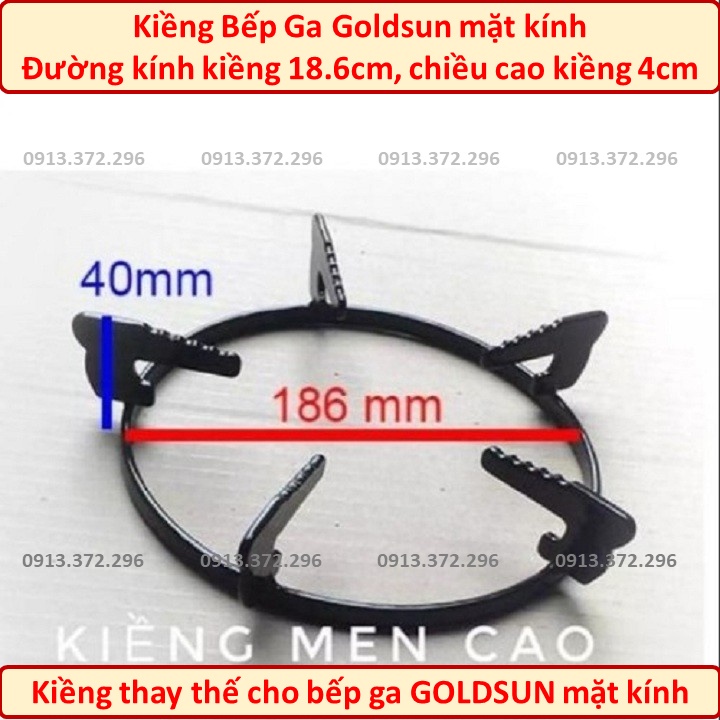 Kiềng Bếp Gas Goldsun Mặt Kính