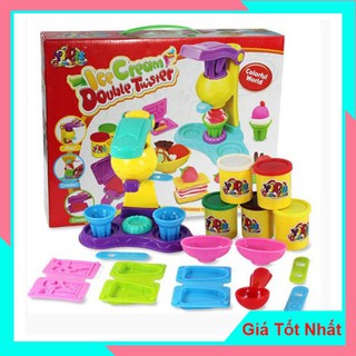 Đồ Chơi Đất Nặn Làm Bánh Cho Bé A28818A - Có Máy Trộn Và Khuôn Làm Bánh Kem