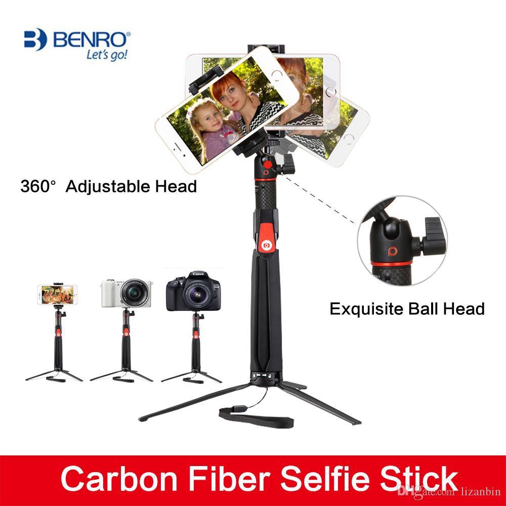 [Mã 159ELSALE hoàn 7% đơn 300K] Gậy điện thoại, Gậy Gopro Carbon Benro SC1