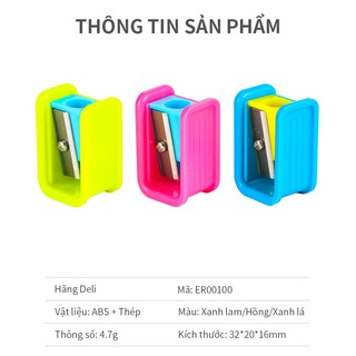 Gọt Chì Mini Deli POP 1 lỗ ER00100/ ER00200