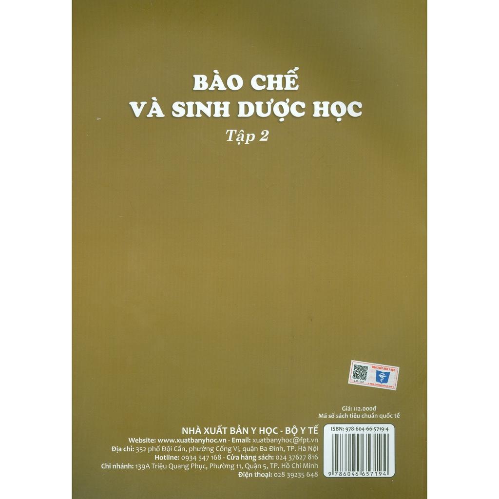 Sách - Bào Chế Và Sinh Dược Học - Tập 2