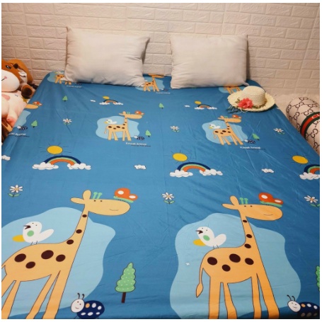 Ga chống thấm cotton ga chống thấm nước cho bé không nóng bí không ồn đệm dày 15-20cm