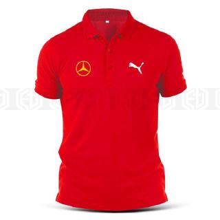 Mercedes Puma Cobra Wood Iron Driver Wedge Putter Men's POLO T Shirt Golf Tee