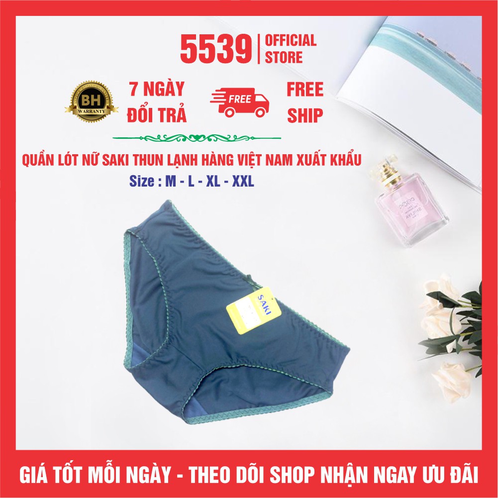 Quần lót nữ thun lạnh trơn bóng Saki nhiều màu co giản tốt mặc thoải mái dễ phối đồ  - Shop 5539 | BigBuy360 - bigbuy360.vn