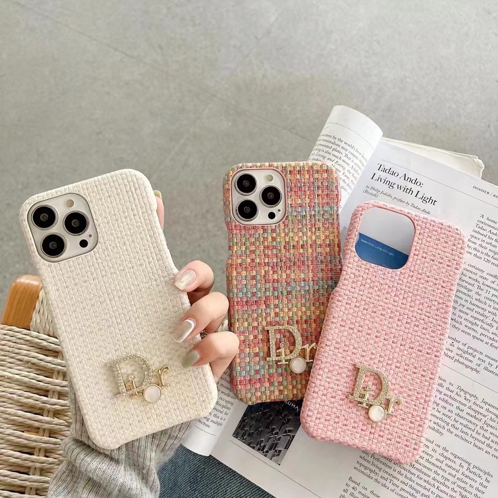 Ốp Điện Thoại Cứng Họa Tiết Kim Cương Cho iphone 14 13 pro max 11 pro max 78 plus
