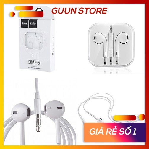 Tai nghe có dây samsung/iphone có dây HOCO M1 chính hãng 1.2m jack3.5 có mic và điều chỉnh âm lượng Guun Store TNCD