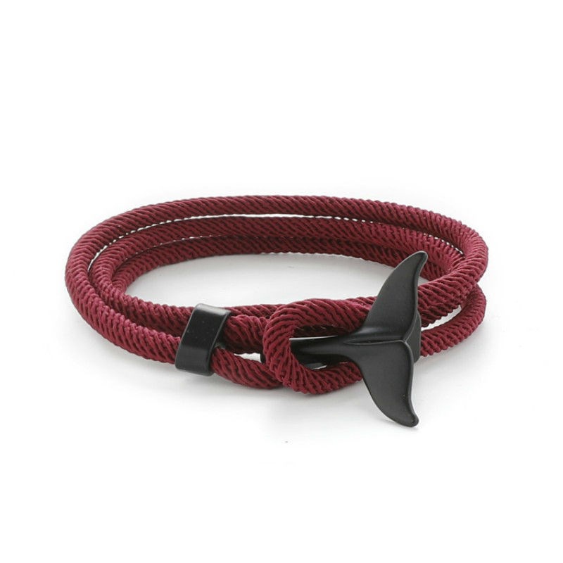 Vòng tay Nam Cá Voi May Mắn Thể Hiện Cá Tính Chất Loki Accessories Nhiều Màu Độc Đáo - Lắc Tay Nam Chất Liệu Dây Bền Bỉ