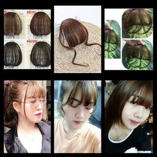 Tóc mái❤️freeship 50k ❤️ tóc mái thưa bát xoăn cao cấp