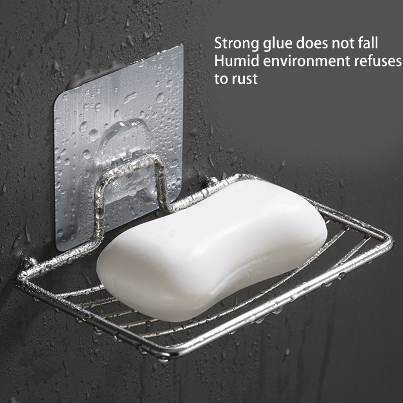 Giá Đỡ Xà Phòng Gắn Tường Bằng Thép Không Gỉ Chống Rỉ Sét