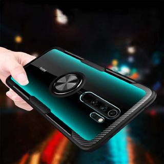 Ốp điện thoại kèm giá đỡ nhẫn từ tính sang trọng cho Xiaomi Redmi Note 10 9 Pro Max 10S 9S 9 8 8Pro 7 7Pro