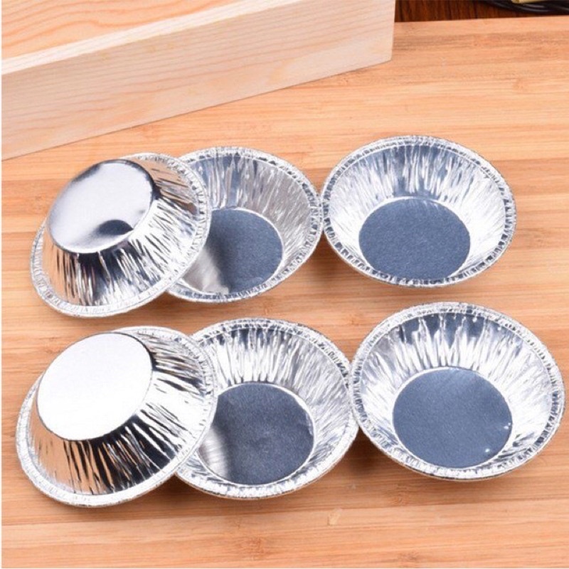 Set 100c khay giấy bạc làm khuôn nướng bánh, nướng hàu, đựng đồ nướng