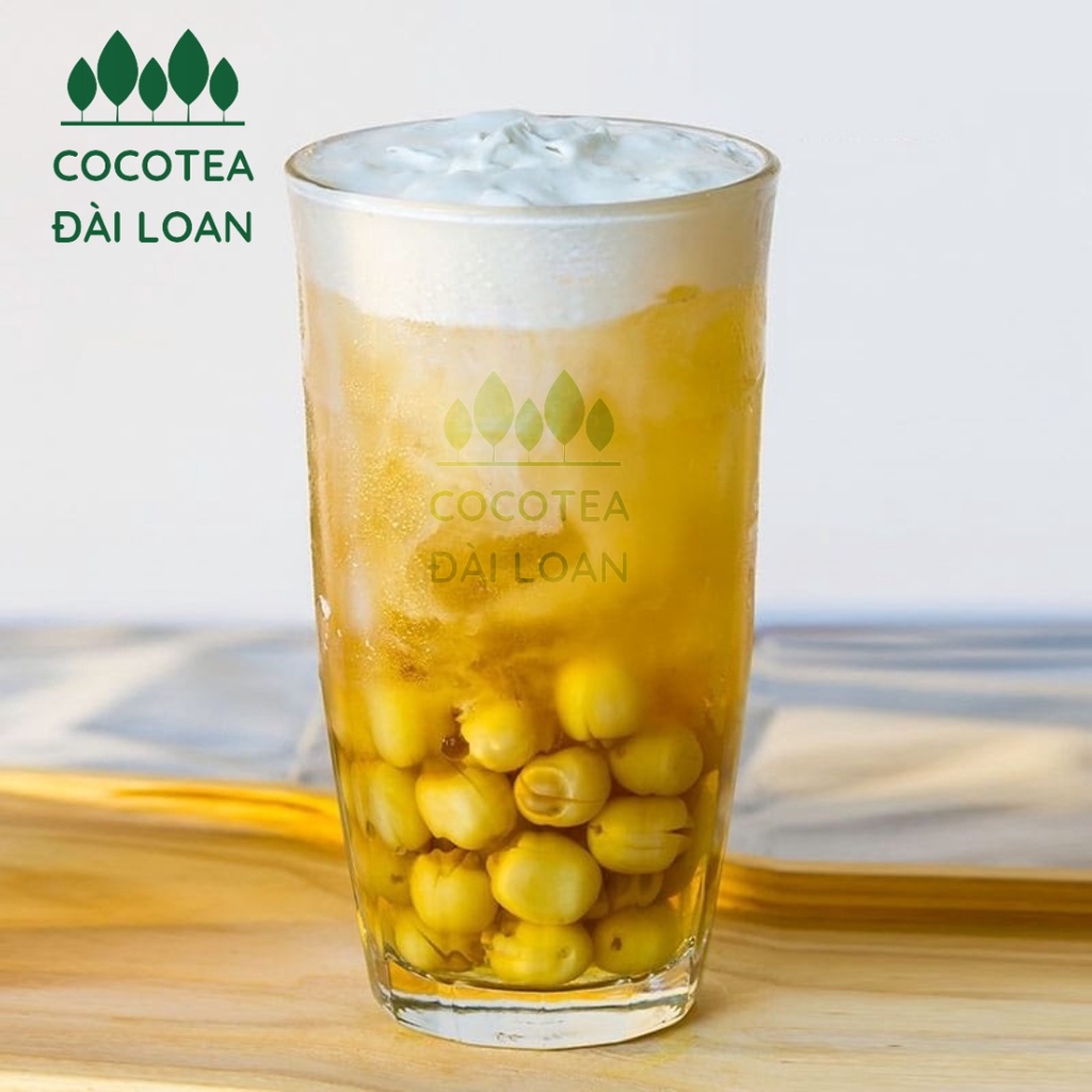 Trà sen vàng machiato