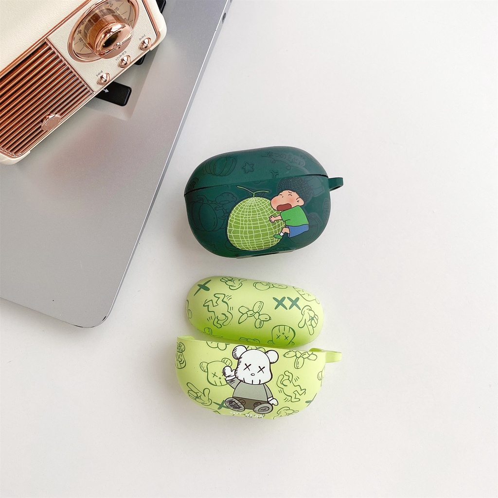 Vỏ Bảo Vệ Hộp Sạc Tai nghe không dây Lenovo Thinkplus LP40 S / LP40 PRO Bằng TPU Mềm Chống Sốc Họa Tiết Hoạt Hình Dễ Thương