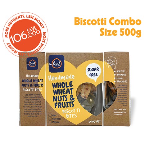 ⚡Deal sốc⚡ Combo Super Biscotti 500g diện mạo mới phần quà thể hiện tình yêu thương
