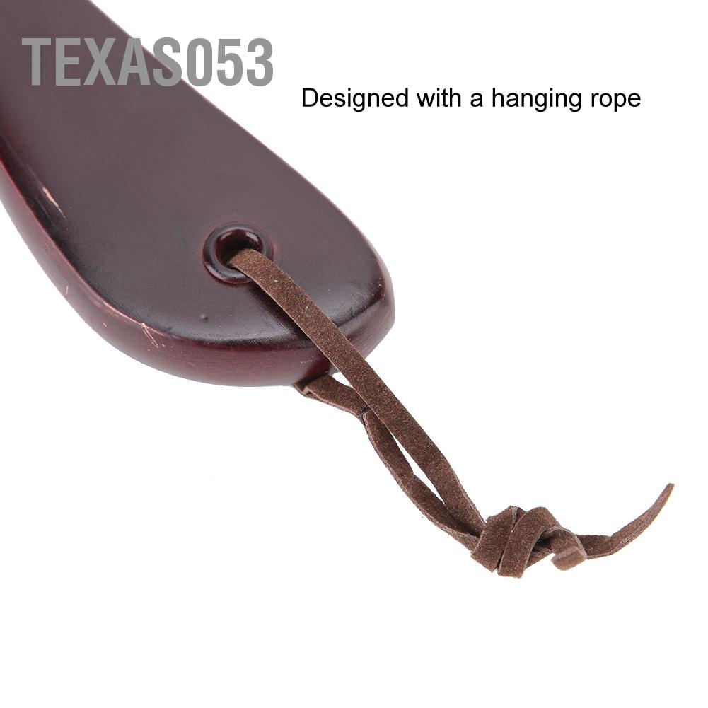 [Hàng mới về] Cọ chải râu tóc thẳng loại bỏ bụi bẩn tay cầm bằng gỗ hình dạng cong dành cho salon【Texas053】