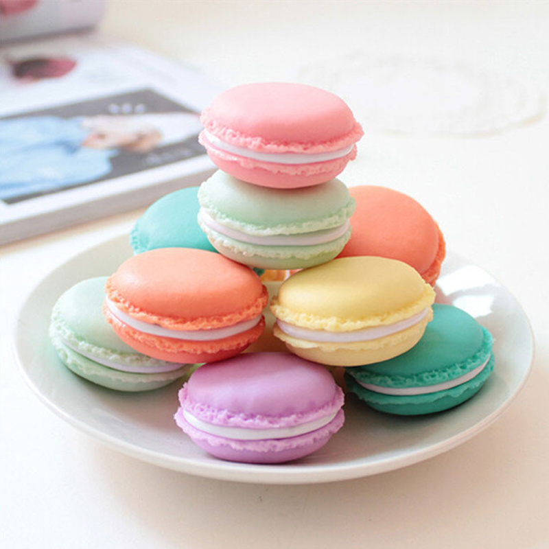 Hộp Đựng Trang Sức Hình Bánh Macaron Dễ Thương