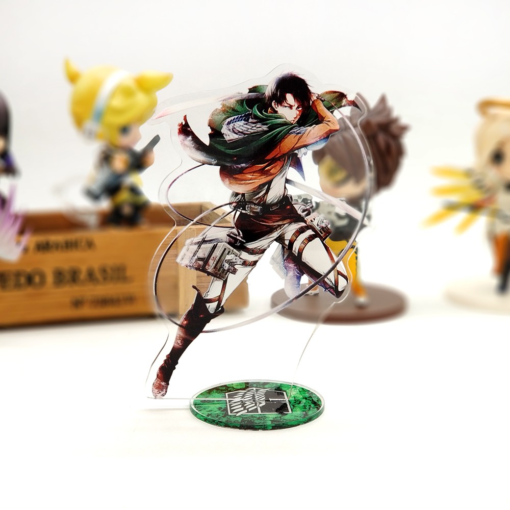 Attack on Titan Levi Wings of Liberty batting acrylic đứng hình đồ chơi mô hình