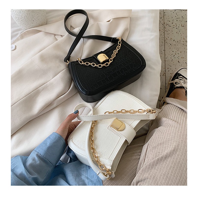 Túi kẹp nách - túi xách dành cho nữ MN44 chất da rắn hottrend