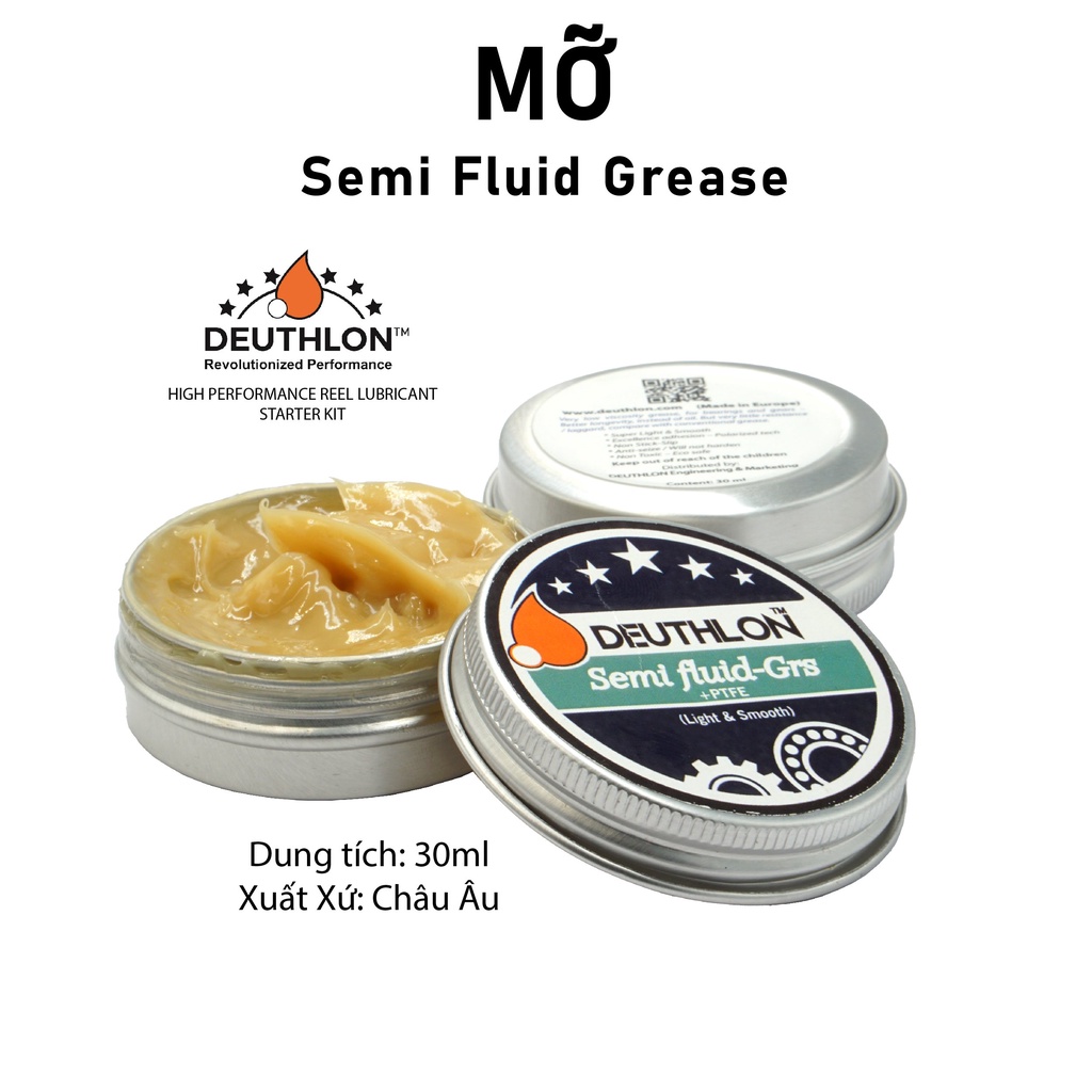 DẦU MỠ BẢO TRÌ MÁY CÂU CÁ DEUTHLON / MỠ NHÔNG / MỠ NỀN / MỠ DRAG / DẦU GENERIC REEL F9