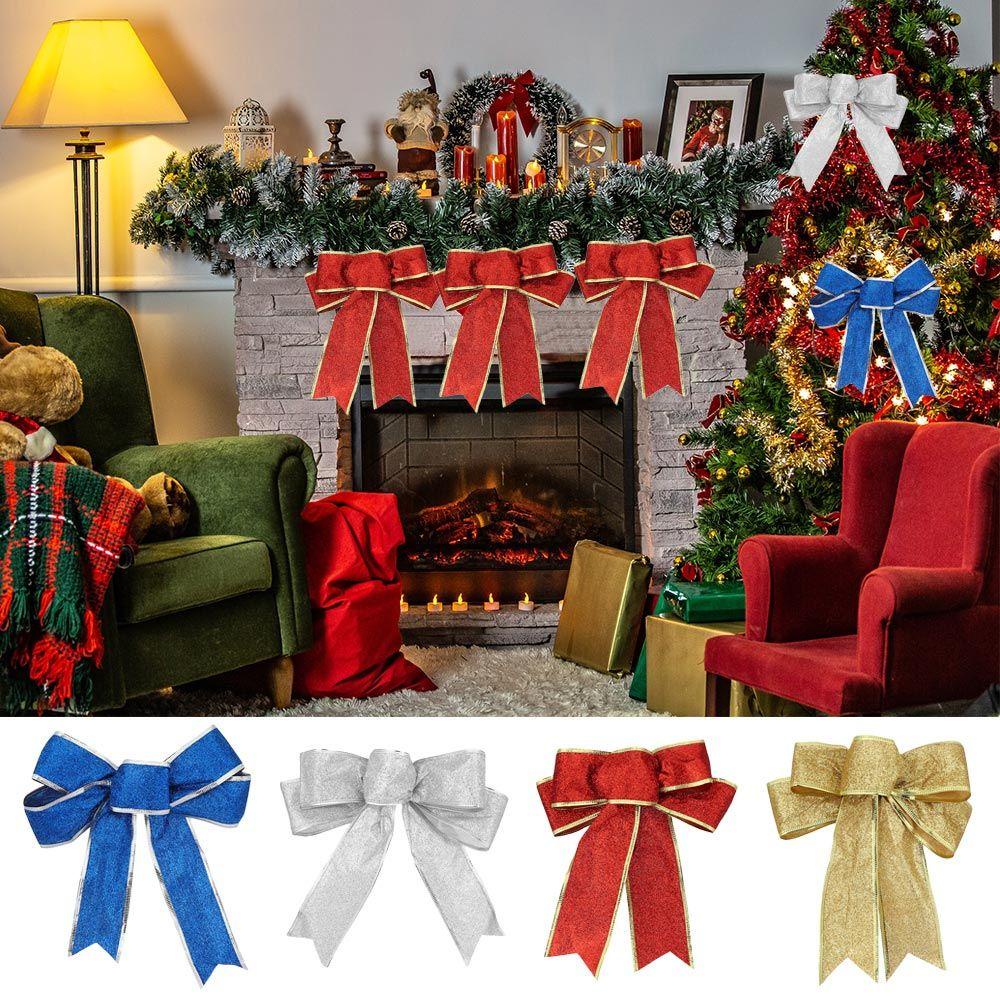 Nơ 25cm Thời Trang Dùng Trang Trí Giáng Sinh DIY