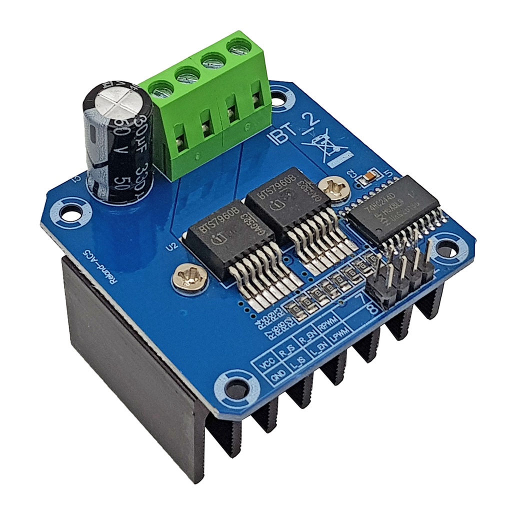 Mạch Điều Khiển Động Cơ DC BTS7960 43A (1 Động Cơ) - 3KO6