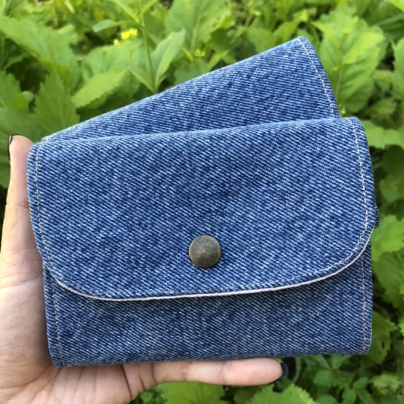 VÍ HANDMADE JEAN THÊU TAY