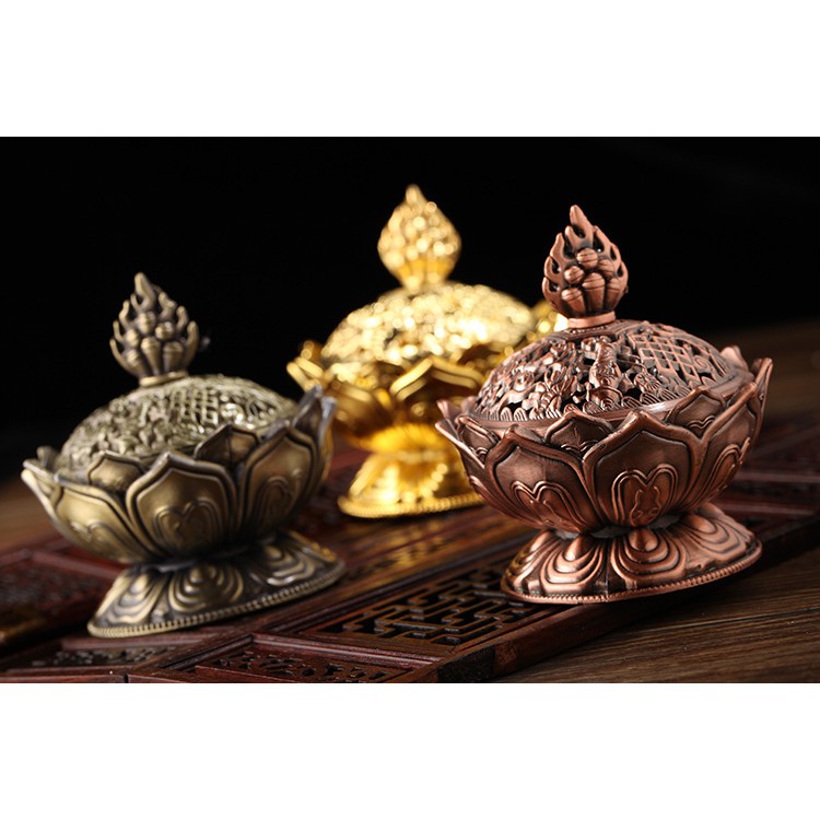 Lư Hương Xông Đốt Trầm Hương (Tặng Kèm 01 Hộp Trầm Nụ)