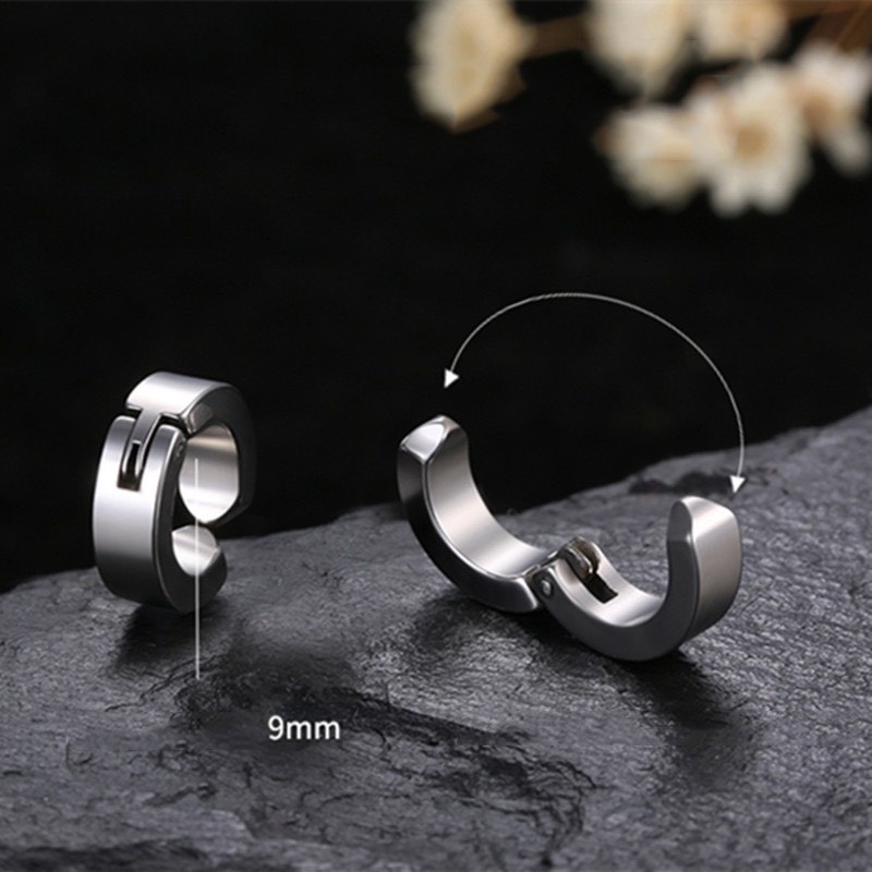 Khuyên Tai, GIÁ 1 CHIẾC Khuyên Kẹp Vành Tai Nam Nữ Không Cần Bấm Lỗ - Maxshopdoc