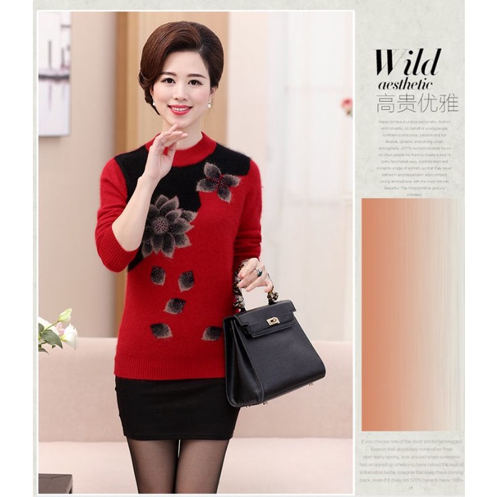 ÁO LEN TRUNG NIÊN TẶNG MẸ