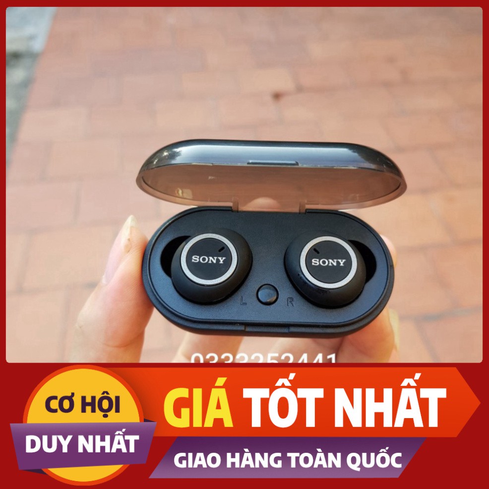 GIÁ SỐC NHẤT ( Nghe Không Hay Hoàn Tiền 100% )Tai nghe Bluetooth Đen Sony sport TWS-D76 Rất ấm Bass-treble rõ ràng $$$