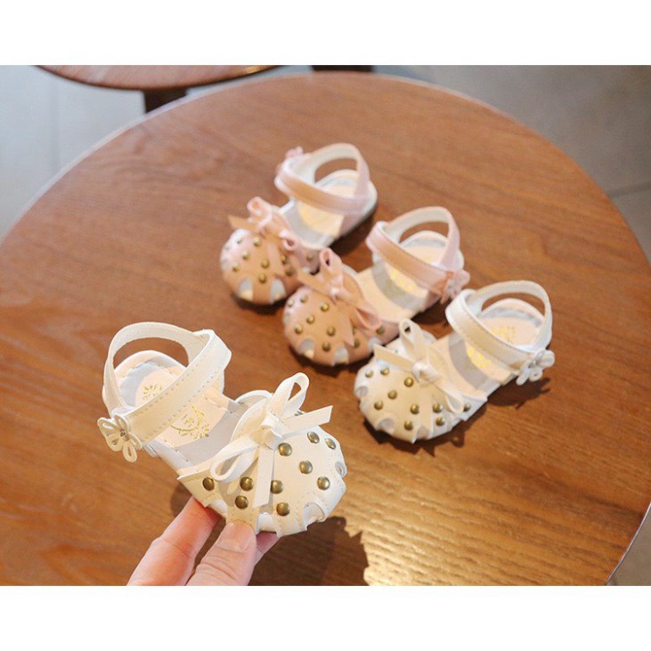 Giày Sandal Nơ Đế Mềm Kiểu Công Chúa Đáng Yêu Dành Cho Bé Gái 2021 (608)