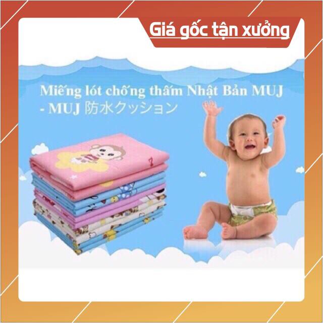 Miếng lót chống thấm Muji 4 lớp cao cấp cho bé sơ sinh [Sẵn Hàng] giá tốt