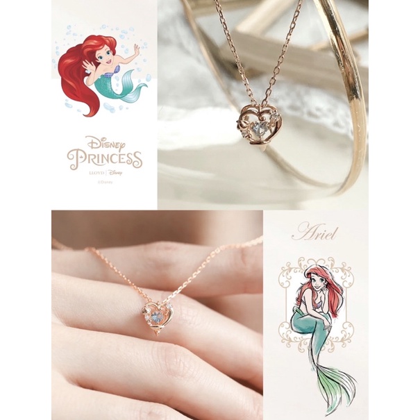 Dây Chuyền 5 nàng công chúa Disney BẠC 925 A
