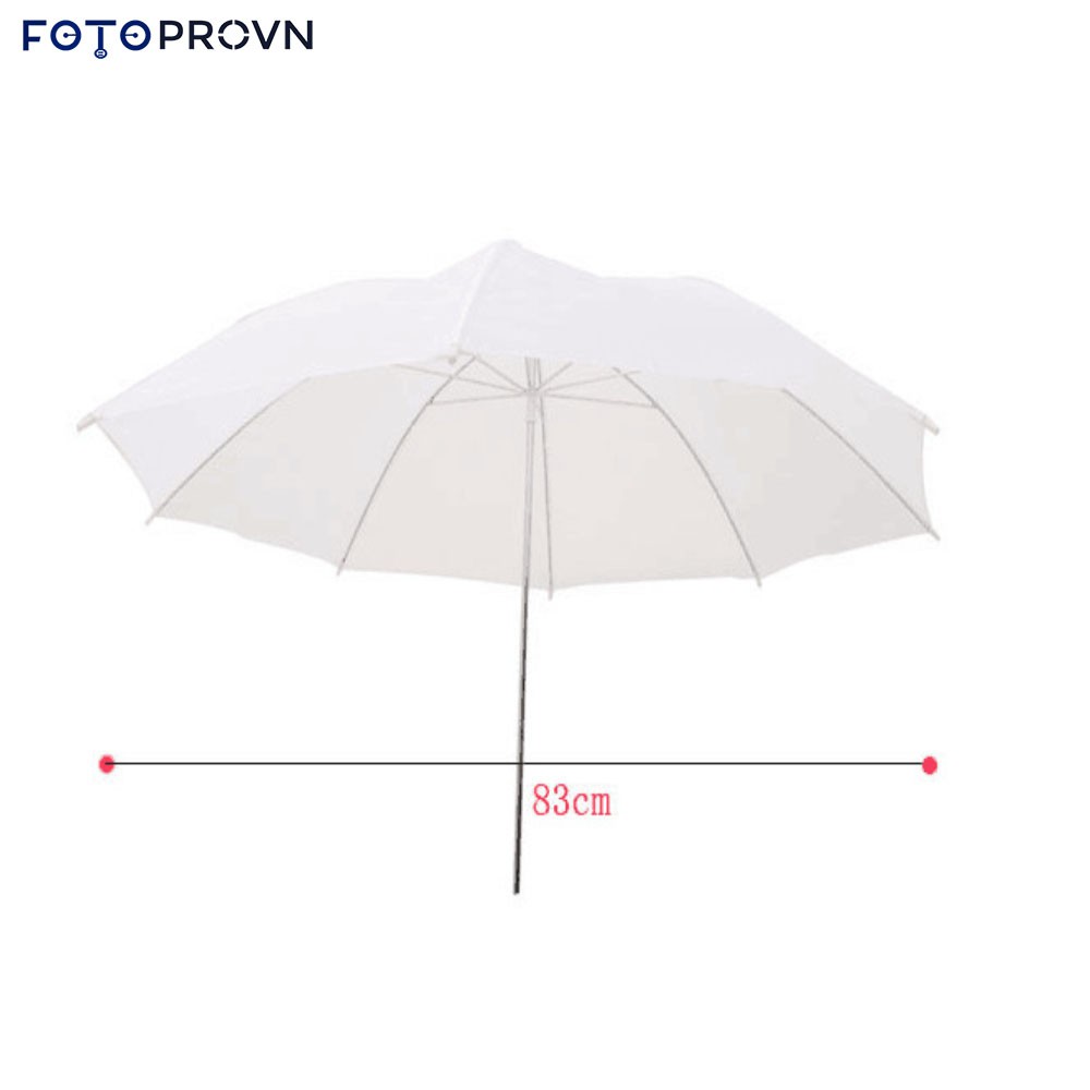 Dù tản sáng làm mịn ánh sáng 83CM công cụ hỗ trợ chụp ảnh ở ngoài trời hay trong studio - hàng chính hãng Refutuna