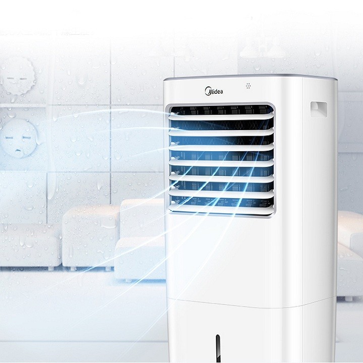 Quạt điều hòa Midea AC120-17ARW có điều khiển-Quạt đá-Quạt hơi nước