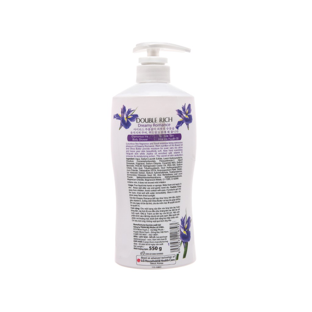 Sữa tắm Double Rich Hoa Iris 550g | BigBuy360 - bigbuy360.vn