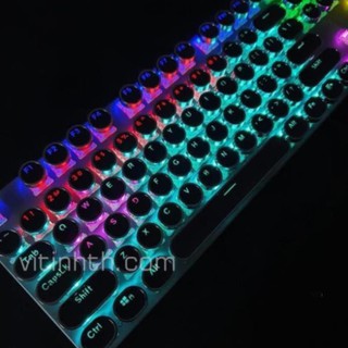 Bàn phím cơ hp wired gk400y led rainbow blue switch chính hãng