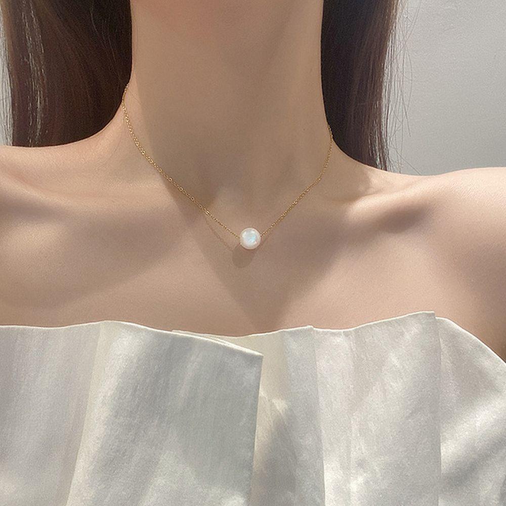 VANES1 Vòng cổ Thép Titan Điều Chỉnh Được Thời Trang Cho Nữ