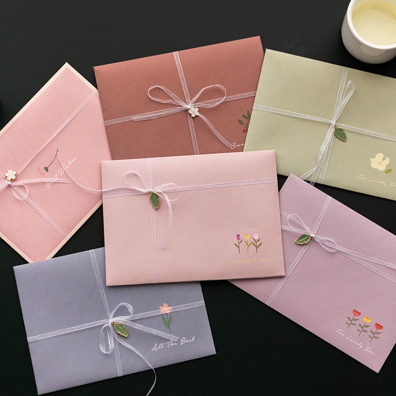 Bộ Phong Bì Giấy Viết Tay In Chữ Lãng Mạn Đơn Giản Cho Ngày Nhà Giáo