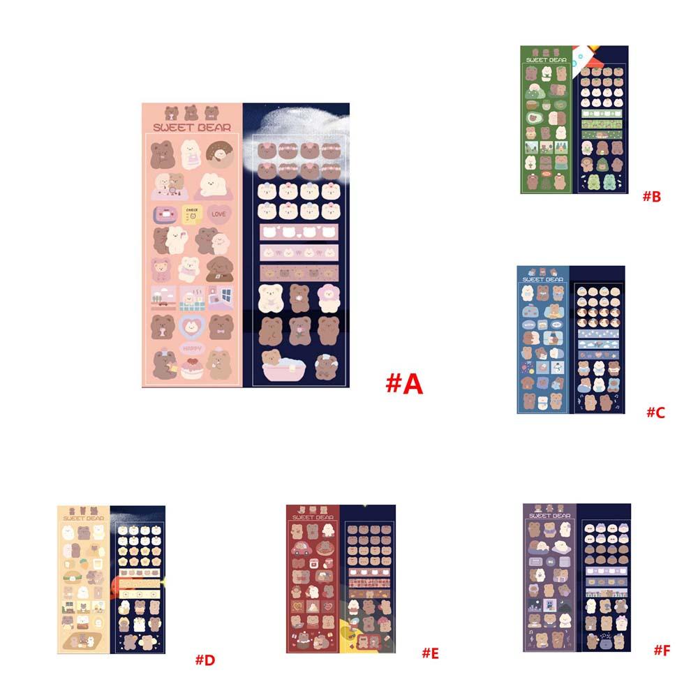 Bộ 2 Miếng Dán Trang Trí Sổ Tay / Nhật Ký Dễ Thương