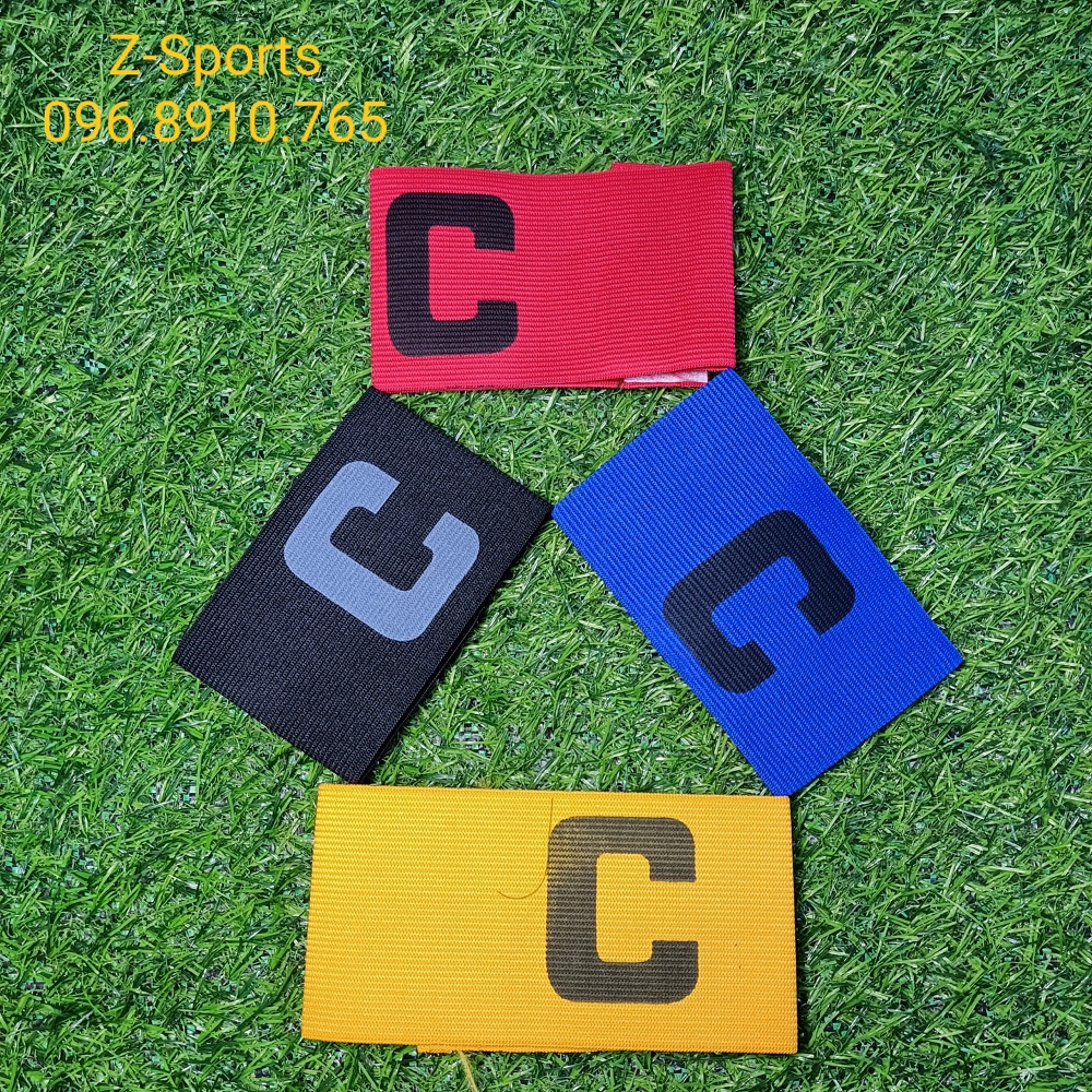 Băng Đội Trưởng Đá Bóng, Đá Banh Cao Cấp Captain-C Độ Co Giãn Tốt Tạo Cảm Giác Ôm Tay Thoải Mái,Băng C